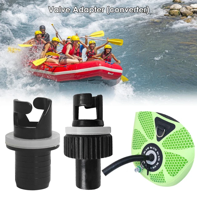 SUP PUMP AIR Valve Adapter For Inflatable Kayak Boat Stand Up Paddle