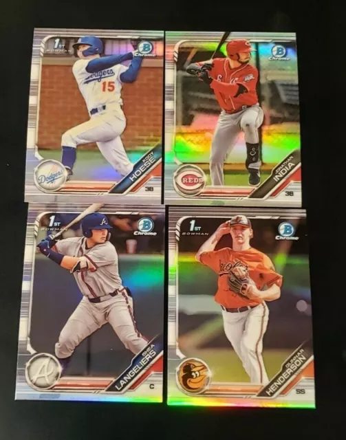 2019 Bowman Draft Chrome REFRACTOR Prospects BDC-1 to BDC-200 Pick Your Card