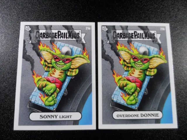 Gremlins Spike Steven Spielberg Spoof Garbage Pail Kids 2 Card Set