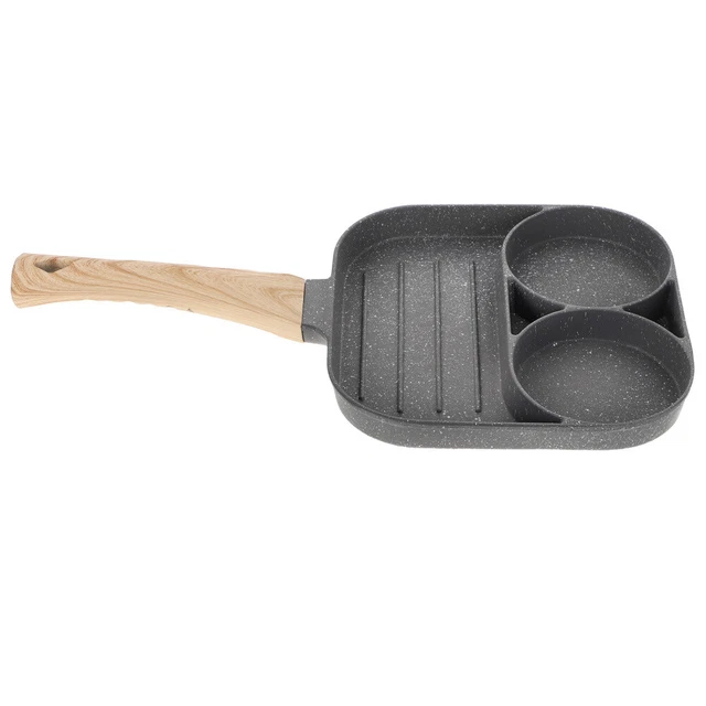 Sartén de tortilla de cocina sin huevos sartén para freír pastel hervidor de huevos fritos sartén