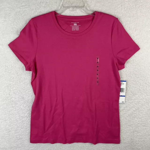 Jones New York Sport Womens XL Short Sleeve Pink Top NWT