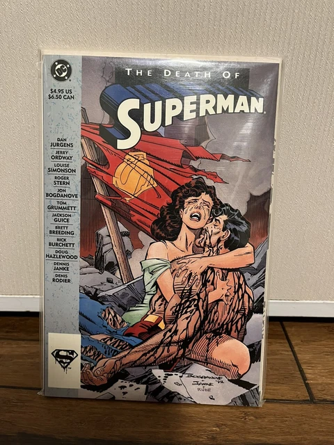 THE DEATH OF SUPERMAN 1993 (TPB/Graphic Novel) DC Comic Book w/ Doomsday