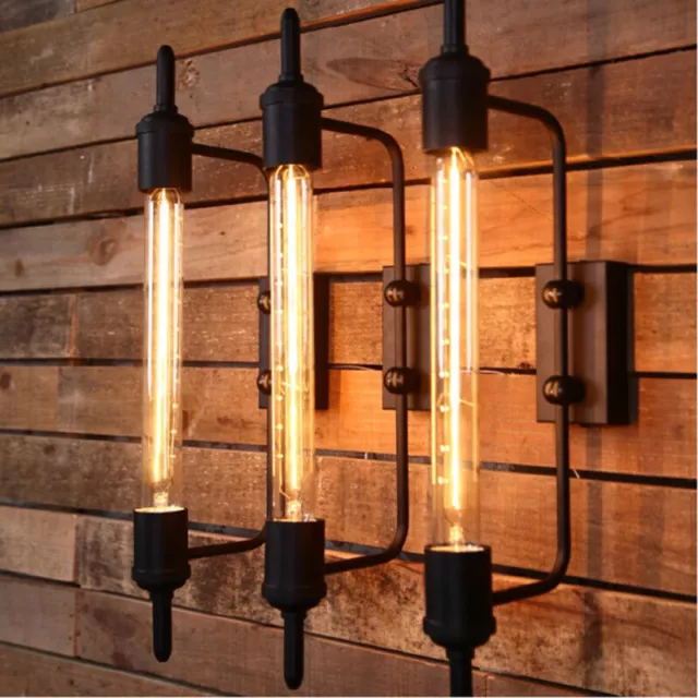 Retro Wall Lamp Tube Wall Sconce Light Industrial Edison Fixture Steam Punk NEW