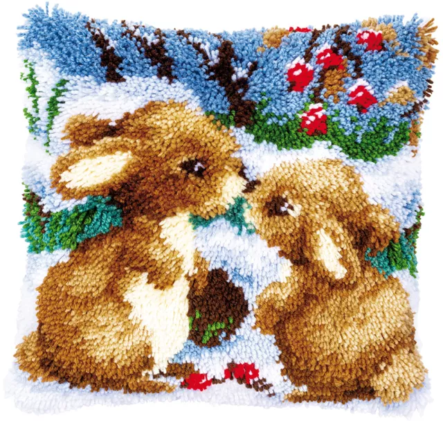 Vervaco Knüpfkissenpackung "Conejo en la Nieve" PN-0147711