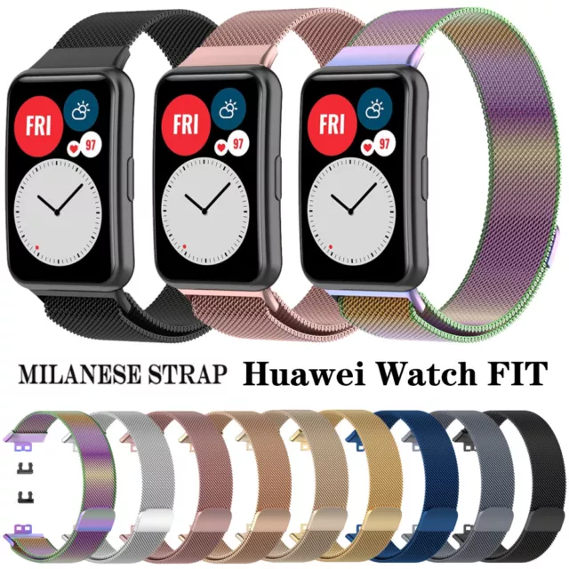 Für Huawei Watch Fit Smart Watch Ersatzband Armband Sport Fitness Atmungsaktiv 8