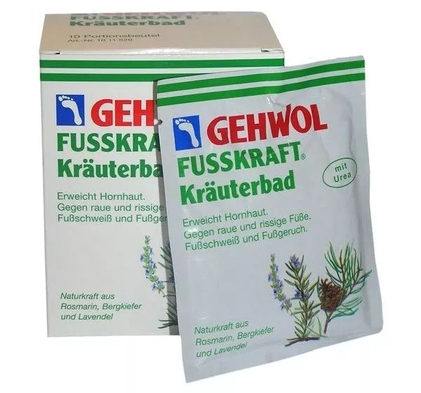 GEHWOL FUSSKRAFT Herbal Foot Bath - 10 SACHETS X 20g - 200g