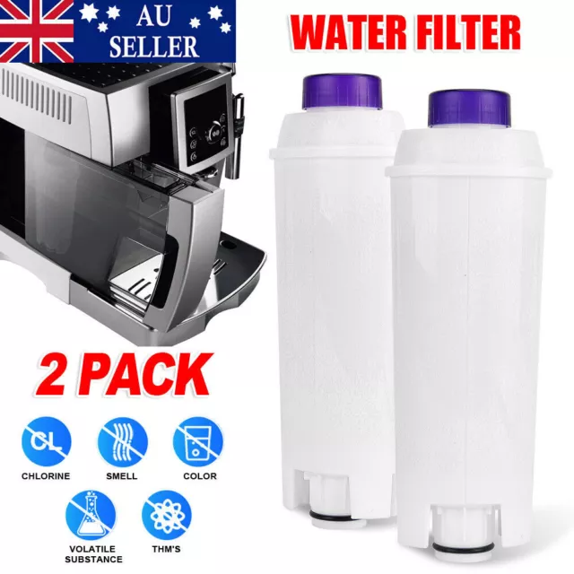 Water Filter For DeLonghi Dinamica ECAM350.55.B ECAM 350.55.SB ECAM37095T 2PK