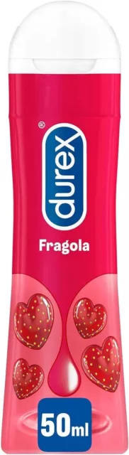 Durex Play Strawberry Fragola Gel Lubrificante Intimo Anale E Vaginale 50 Ml