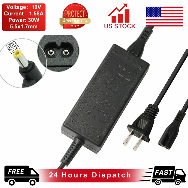 AC Adapter Laptop Charger For Acer Aspire E15 ES1-512-C96S E5-731-P30W 40W 19V
