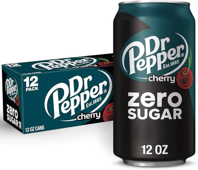 Dr Pepper Cherry Zero Sugar 355ml 12 pack