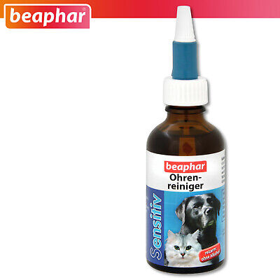 Beaphar 50ML Sensible Limpiador de Oídos Ohrenpflege Cuidado Perro Gato