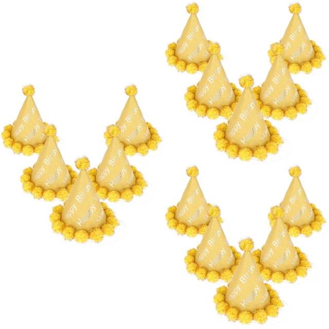 15 piezas Sombrero de cumpleaños para niños Sombrero de cumpleaños Sombreros para niños