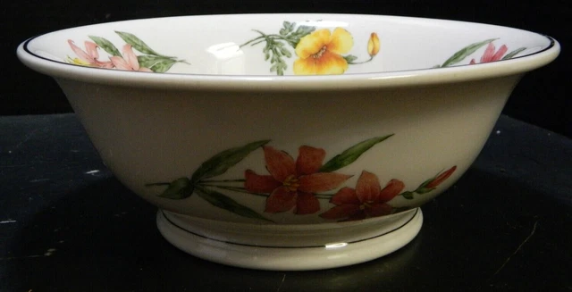 Vintage Syracuse China Southern Pacific Lines Prairie Mountain Wildflowers Bowl