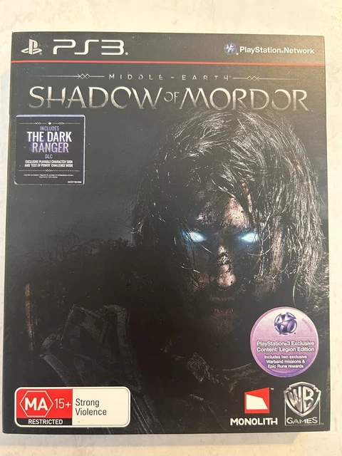 MIDDLE EARTH: SHADOW of Mordor - PlayStation 3 / PS3 Game $5.99 - PicClick  AU