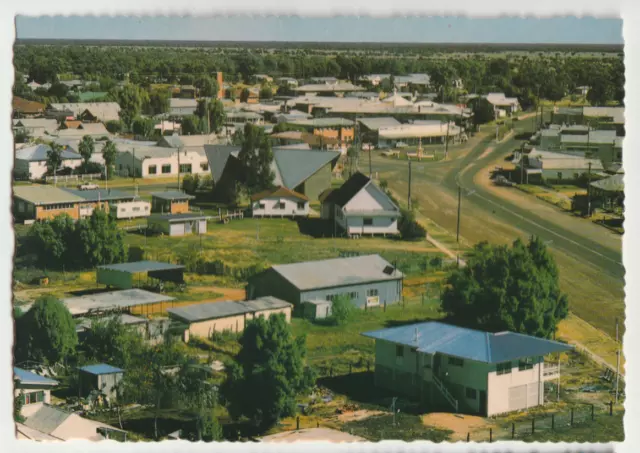 Australia QUEENSLAND QLD View from Water Tower BUNDABERG MV W8 postcard c1970s