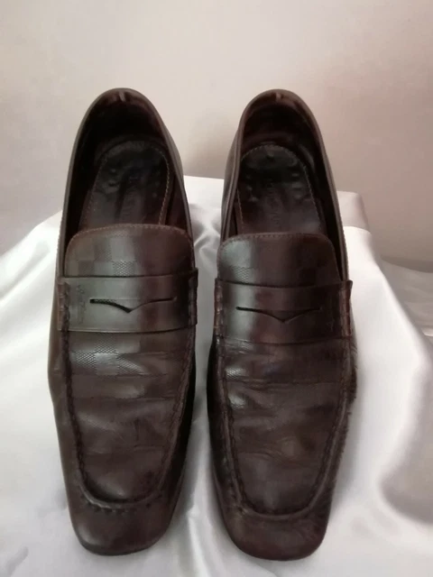 Mocassins en cuir Louis Vuitton Marron taille 6 UK en Cuir - 31692197