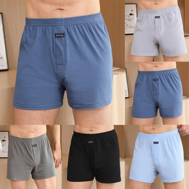 Short boxer confortable en coton riche pour hommes bracelet élastique short mai