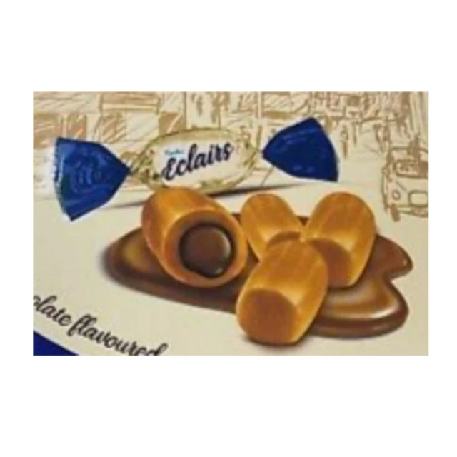 1KG (2.2LB) FUNDIEZ Eclairs Chocolate Caramel Chewy Toffee Sweets (4