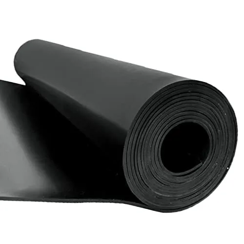 Neoprene Rubber Sheet Rolls 3.3x6.6 Ft 1/8'' Thick Solid Rubber Sheet Silicone R