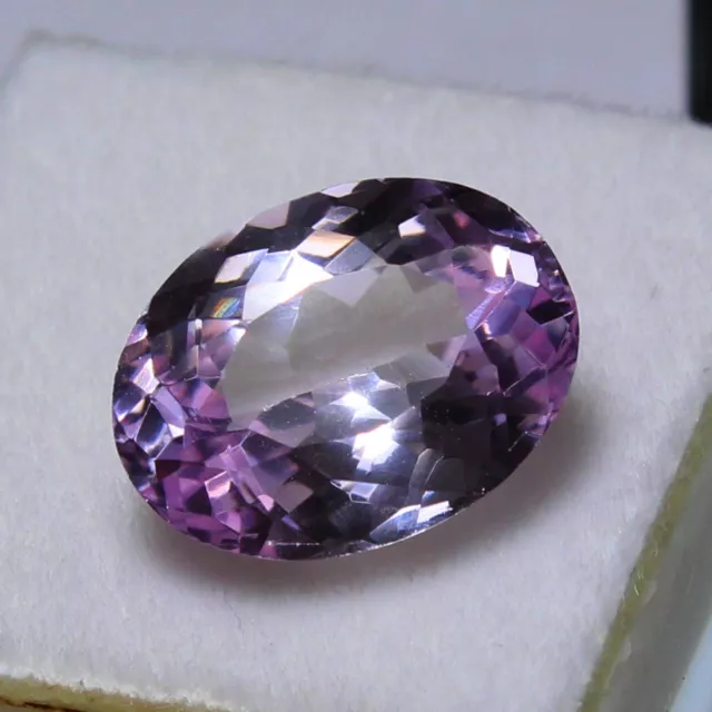 Certified 8.00 Ct Natural UNHEATED Afghanistan Pink Kunzite AAA+ Loose Gemstone