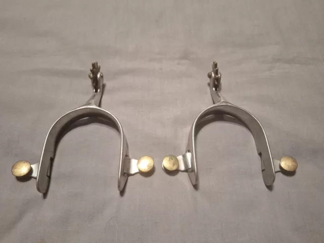 Pair Of Western Cowboy Boot Spurs