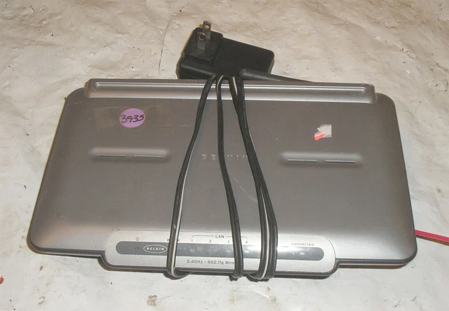 Belkin Wireless-G Router F5D7230-4 Version 1443 w Power Supply