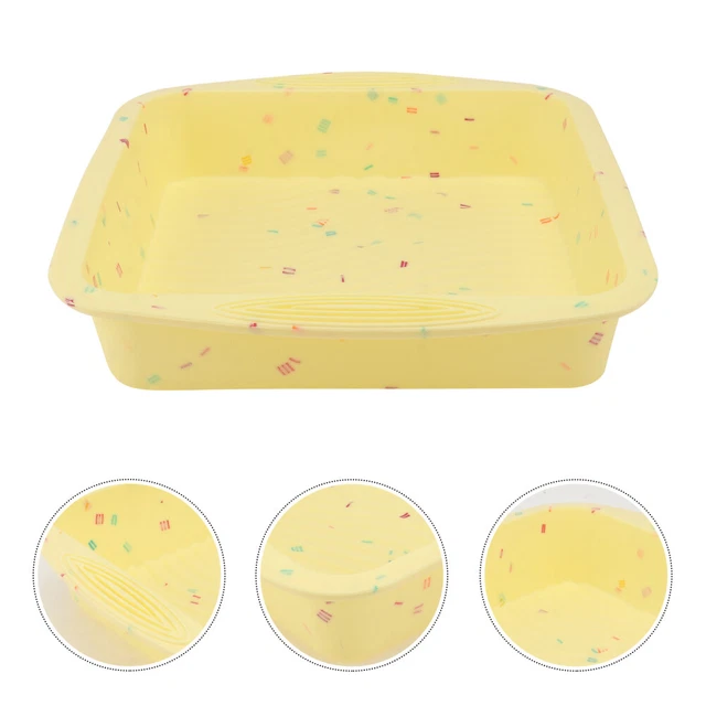 2 PZ PADELLA per pane tostato padella in acciaio padella per torte