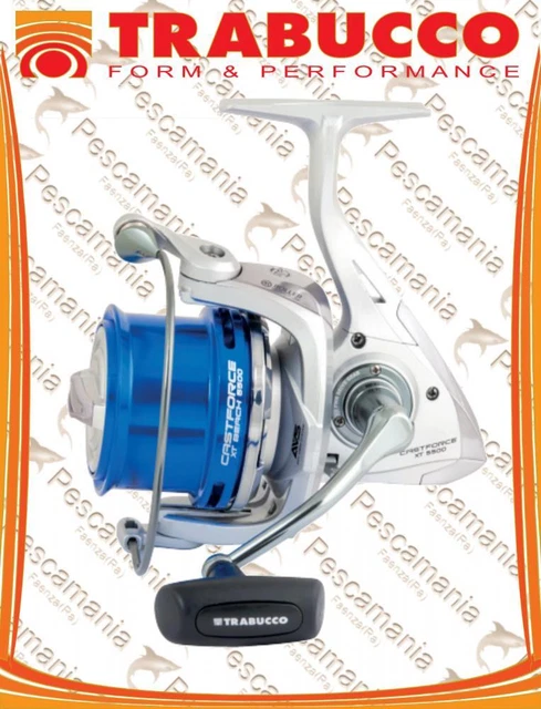 Moulinet De Surfcasting TICA Scepter GTB9000, Rapport 4.1, Frein Avant, Noir