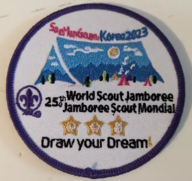 Brand New participants 25th World Scout Jamboree 2023 Badge WSJ2023