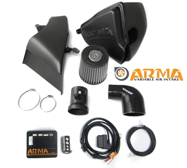 Arma Hyper-Flusso Carbonio Sistema Aspirazione Aria,Airbox - Variabile - Audi A4 2