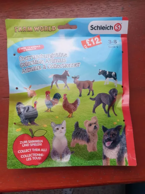 Schleich Blind Bag Farm World Series 5 3x farm animal models plastic toy figures