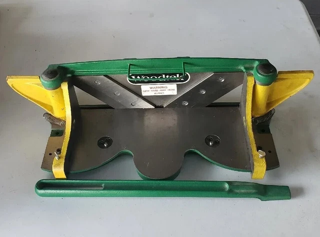 Woodtek Miter 90-45 Double Trimmer 2 Sharp Blades W Handle