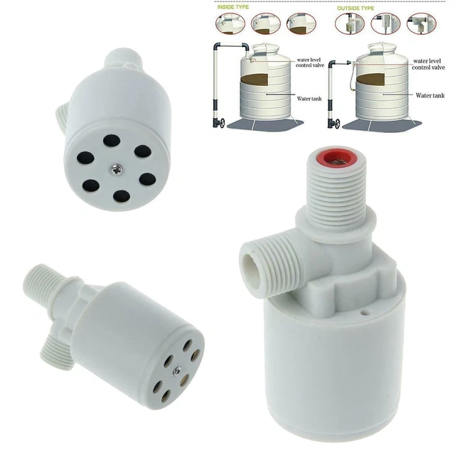 2X AUTOMATIC WATER Level Control Valve Tower Tank Floating Ball Valve
