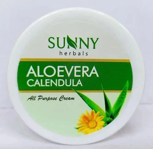 Crema todo uso Bakson Sunny Herbals Aloevera Calendula 250 gm