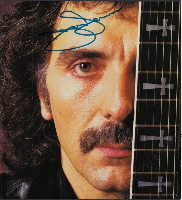 BLACK SABBATH Tony Iommi, Paranoid Iron Man War Pigs Planet NIB Autograph SIGNED