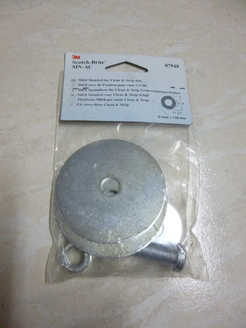 3M - Scotch brite Axe de fixation pour Disque de décapage CS-DC Neuf 3M - Scotch brite Axe de fixation pour Disque de décapage CS-DC Neuf