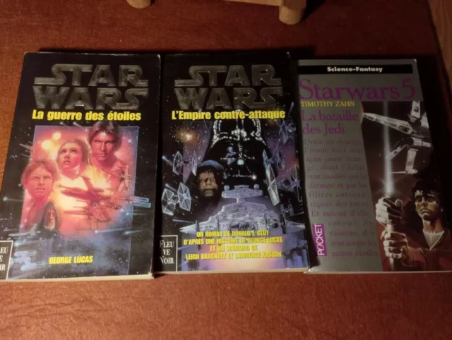 Lot de 3 Romans Star Wars en Français - Aventures Épiques dans la Galaxie - Épis