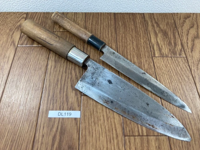 Japanisch Küchenchefs Küche Messer Set 2 Teile Yanagiba - Deba Schwer Aus Japan