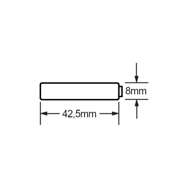 2 X Batteria Duracell professionale pila alcalina AAAA M3 MN2500 microstilo 4692 2