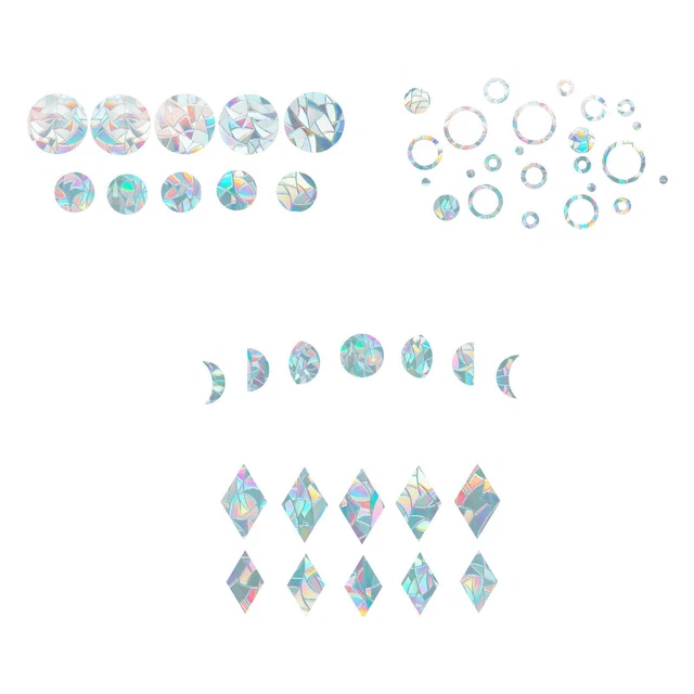 Static Rainbow Window Clings Sticker Decal Rainbow Window Film Decorative