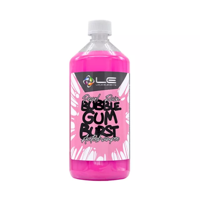 Líquido Elements Pearl Lluvia Champu de Coche Bubble Gum Burst , Chicle Aroma 1L