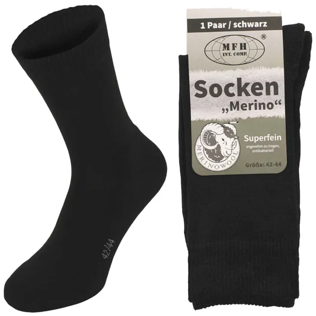 Socken Merino Outdoor Wandersocken Merinowolle Strümpfe Arbeitssocken Gr. 39-47