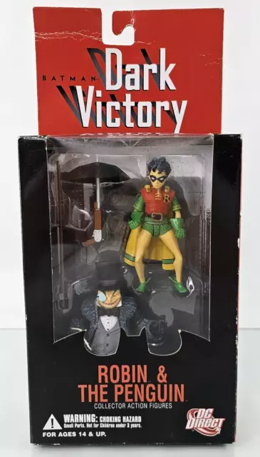 Batman Dark Victory ROBIN & THE PENGUIN Collector Figure Box Set DC Direct NEW