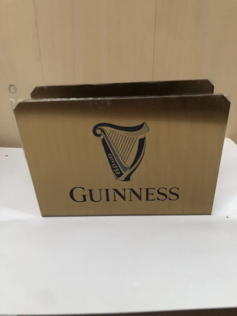 Metallic. Click GUINNESS METAL NAPKIN Holder new Pub Bar Collectable £10.80 - PicClick UK