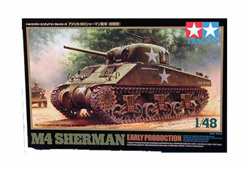 TAMIYA 1/48 SCALE US M4 SHERMAN EARLY PRODUCTION £29.99 - PicClick UK