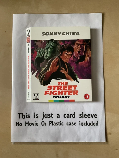 The Street Fighter Trilogy - Arrow Video - Card Slip Sleeve ( No Movie )