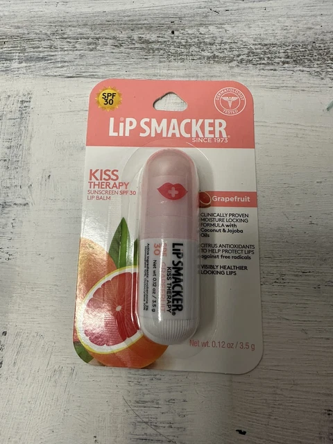 Lip Smacker kiss Therapy Sunscreen SPF 30 Lip Balm-Grapefruit: 0.12oz/3.5gm