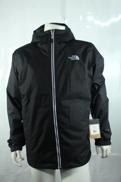 New The North Face Men's Quest Insulated Waterproof Hooded Black Jacket Size L