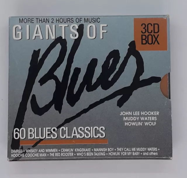 Giants of Blues: John Lee Hooker, Muddy Waters, Howlin' Wolf CD's