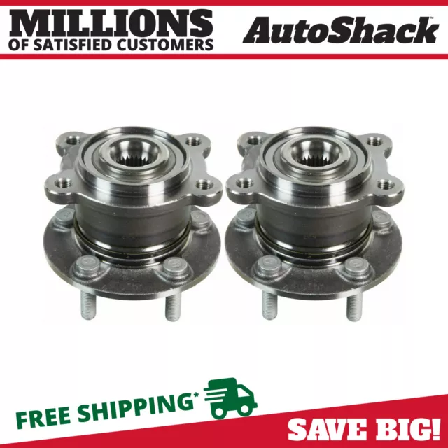 Rear Wheel Hub Bearings Pair 2 for 2013-2019 Ford Escape 2015-2019 Lincoln MKC